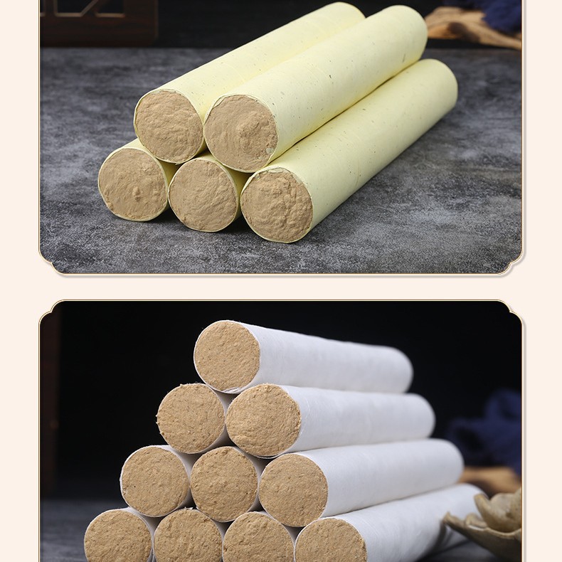 Moxa Sticks Ai Tiao 3cm x 20cm Handheld Moxibustion Rolls 10 Pack for Whole Body Warming Care preparation