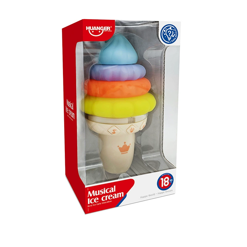 Умная игрушка для малыша с лёгкой музыкой для мороженого, (跨境贸易), раннее образование