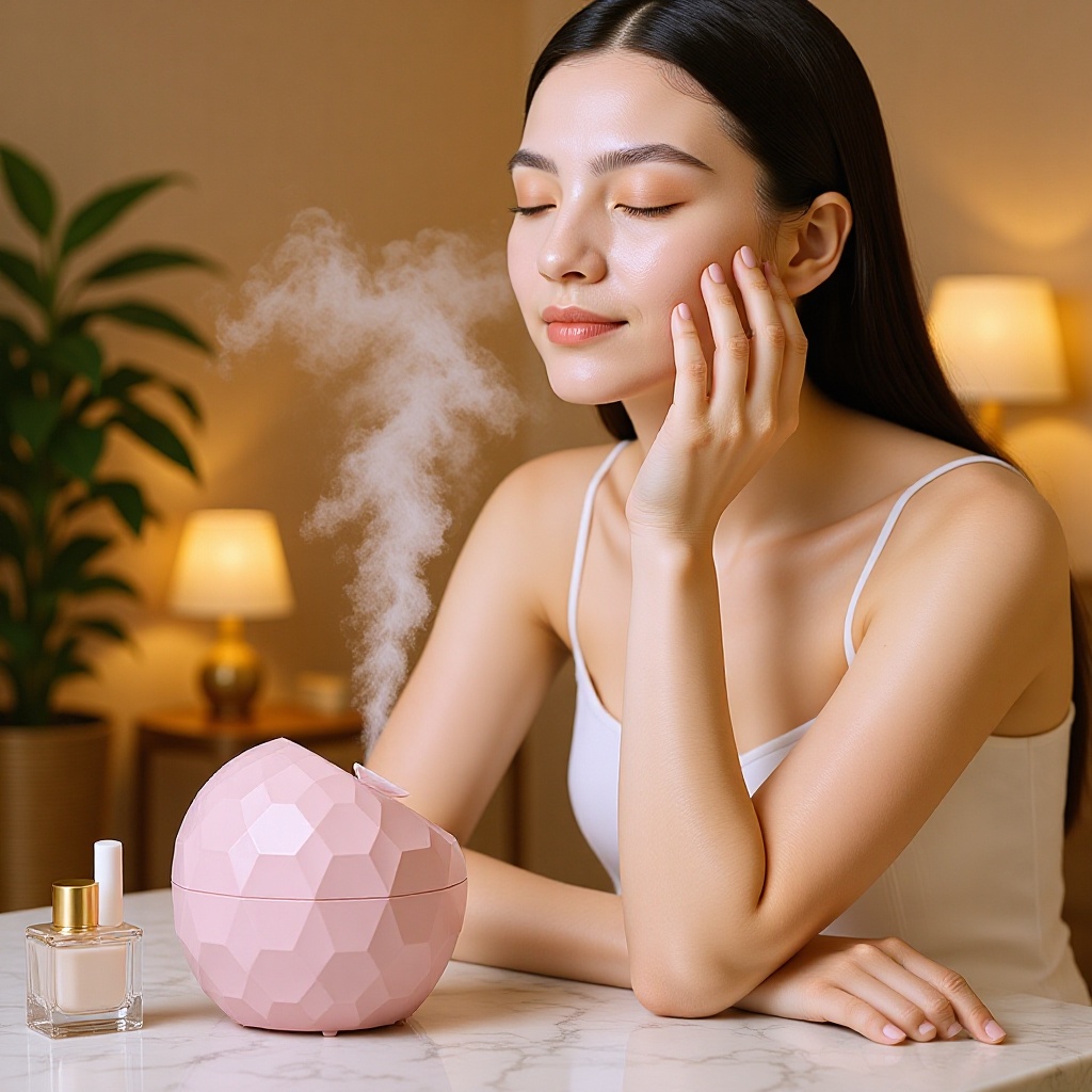 Facial Steamer Hot Spray Type Nano Hydrating Moisturizing Sprayer Household Steam Machine for Deep Facial Cleansing of Pores