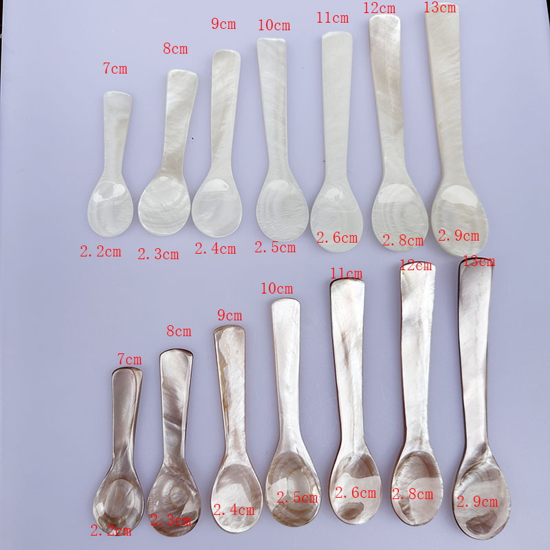 Wholesale of Natural Shell Spoons for Foreign Trade, Small Shell Spoons, Mask Spoons, Coffee Spoons, Seasoning Spoons, Large Quantities Available, Inquire for Details Wholesale of Natural Shell Spoons for Foreign Trade, Small Shell Spoons, Mask Spoons, Coffee Spoons, Seasoning Spoons, Large Quantities Available, Inquire for Details