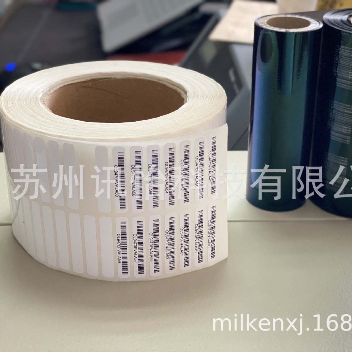 FASSON-72825亮白聚酯PET标签51*127MM*1K净化R33mm1拼塑料管芯76