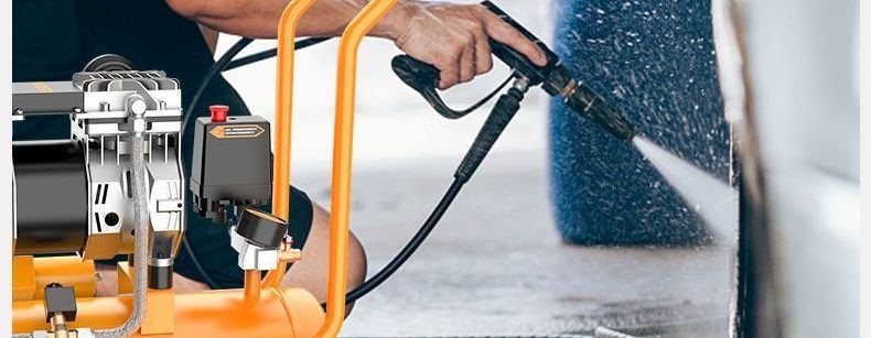 Air pump air compressor small air compressor oil-free silent 220V woodworking painting air pump