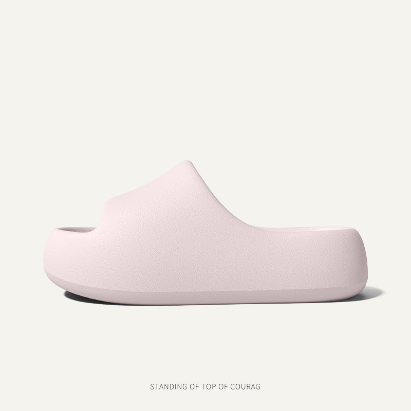 Women's Thick-soled Summer Slippers Solid Colour Home Casual Shoes_voghion.com