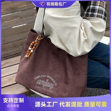 跨境高级感小众包包简约女包2023春季新款时尚纯色单肩手提包女包