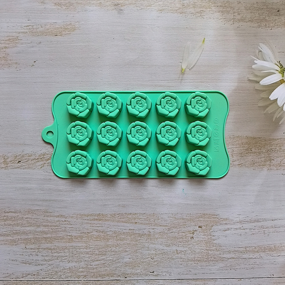 15 litros de chocolate estereoscópico rosa 679 molde de silicona dulces pudín molde de postre pastel para hornear