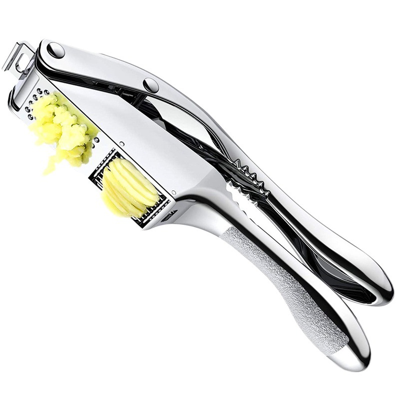 Cross-border dos-en-uno Multi-función de herramientas de ajo al por mayor de la prensa de ajo Cortador de ajo pelador coreano