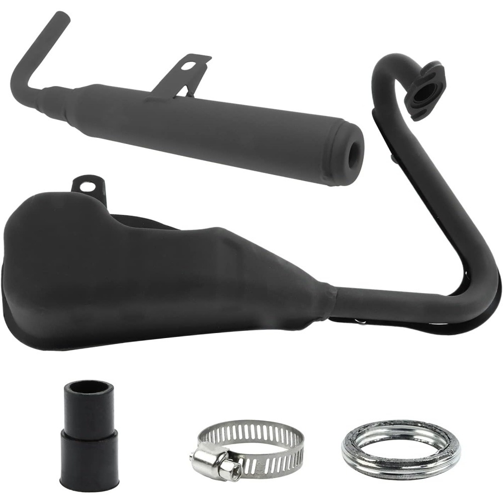 Children's Off-Road Motorcycle Exhaust System Exhaust Pipe/Muffler Kit Assembly Suitable for Yamaha Pw50/Py50