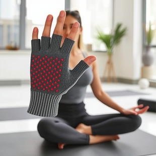 Cross-Border Popular Cotton Spandex Half-Finger Pressure Sports Cycling Gloves Breathable and Comfortable Fitness Non-Slip Joints Factory Wholesale