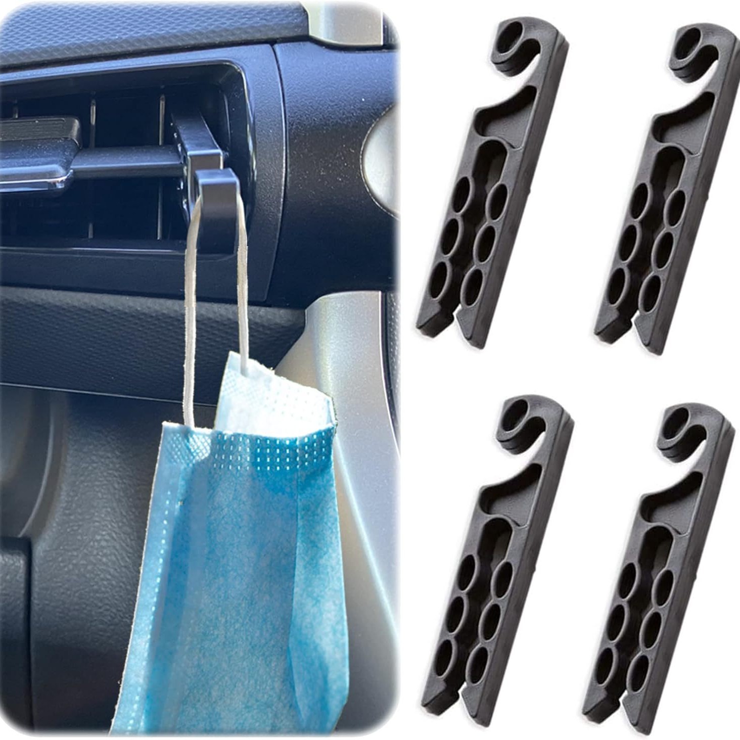 Toldo clip para luces de cuerda RV lado montado toldo accesorios coche dosel varilla gancho