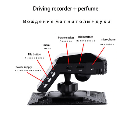 2026 Cross-Border Dashboard-Mounted Dash Cam with No Installation Required, Ultra-High-Definition Infrared Night Vision