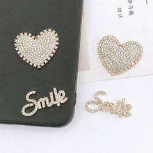 弋恋新款韩版爱心diy饰品配件手机壳美容洞洞鞋diy配饰贴钻材料