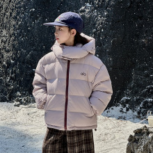 儿童羽绒服2025冬季新款儿童连帽面包服男童中大童保暖外套潮批发