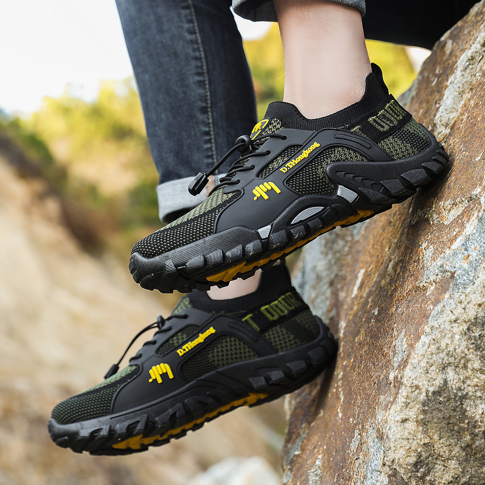 Transfronterizos de verano transpirables zapatos casuales al aire libre zapatos deportivos de hombre cómodos zapatos de montaña ligeros para hombres