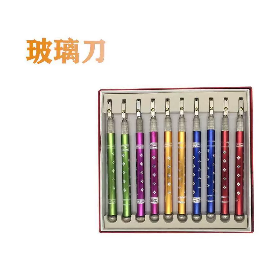Все виды стеклянных ножей оптом алюминиевый стержень выгравированы различные типы стеклянных ножей Завод прямых продаж
