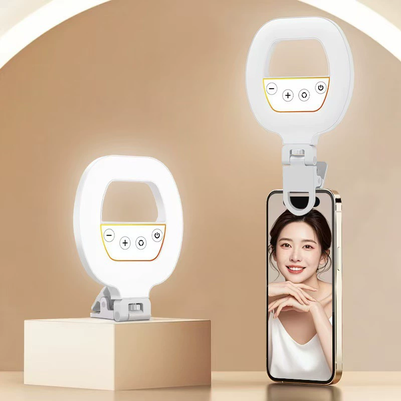 W60 клипсовый свет для мобильного телефона, селфи, красоты, прямой трансляции, портативный RGB свет для DSLR камеры, карманный свет для фотографии