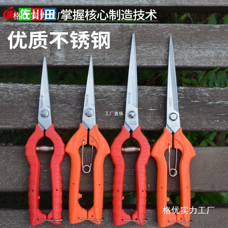 佐川田园艺修剪枝采果剪摘果剪花椒剪枸杞采摘工具果蔬剪刀花罗缘
