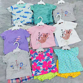 儿童短袖短裤2件套婴童分体套装婴儿a类衣服original 2-piece set