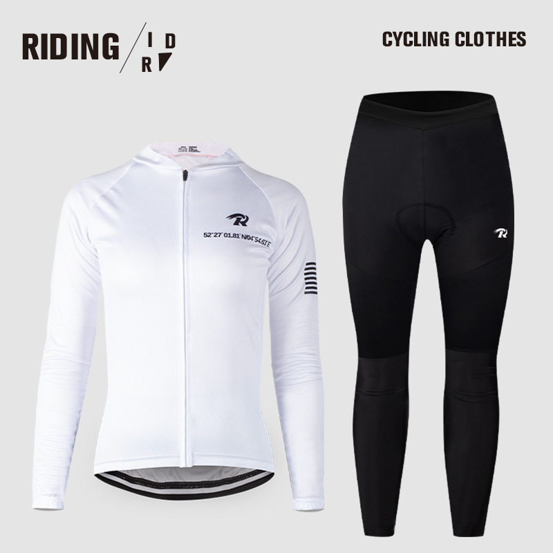 Ropa de ciclismo de mangas largas de primavera y otoño de verano ropa deportiva de bicicleta carretera de montaña bicicleta rápida secado conjunto de equipos al aire libre