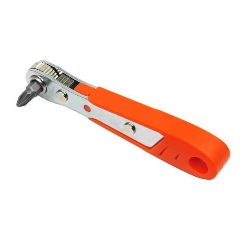 Forward and reverse mini 36-tooth ratchet screwdriver small space repair operation bit socket dual-purpose L corner wrench