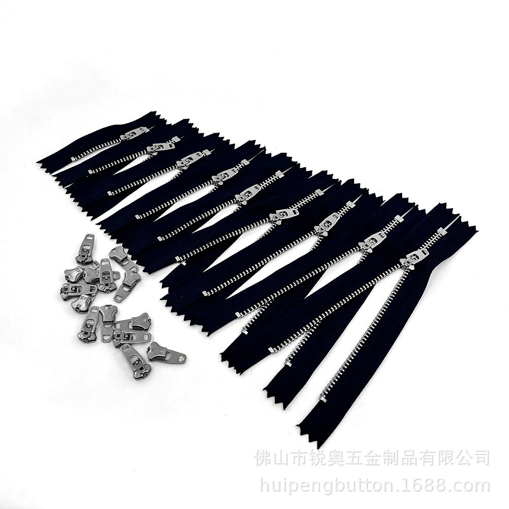 源头厂家批发金属拉链 开尾双开闭尾Y牙普通牙拉链服装箱包拉链