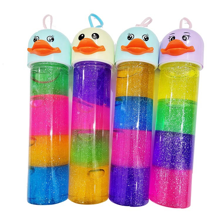 Perla de colores de cristal barro espuma pegamento Delgado fabricante Amazon Children's cristal barro burbuja soplado gradiente