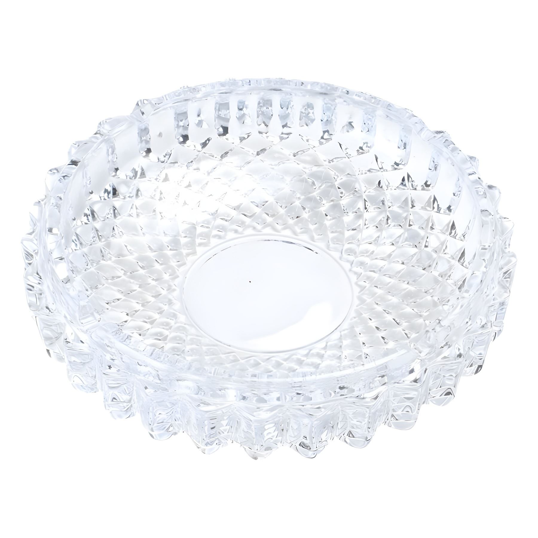 YG1008 둥근 새의 둥지 유리 재떨이 공장 도매 망상 투명 크리스탈 재떨이 사무실 재떨이