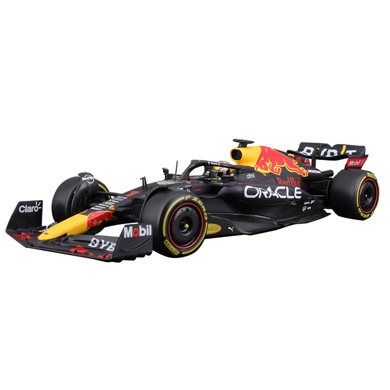 Bimeigao 1:24 Red Bull RB18 modelo de coche 2022 modelo de coche de simulación de aleación Vista pan decoración colección Hombres