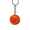 Big tennis pendant with zipper, 3.5cm, Birthday gift, 6 colors