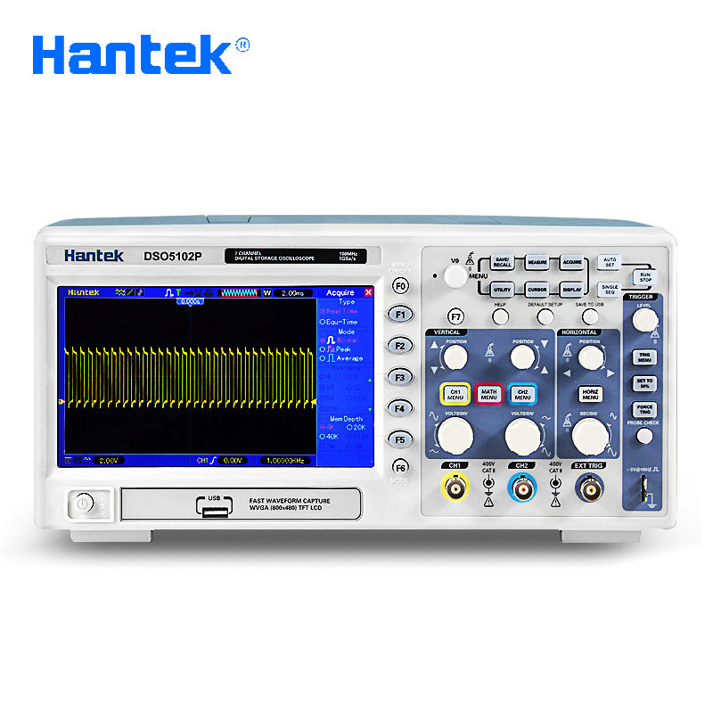 汉泰HantekDSO5072P DSO5102P DSO5202P 100M2通道数字存储示波器