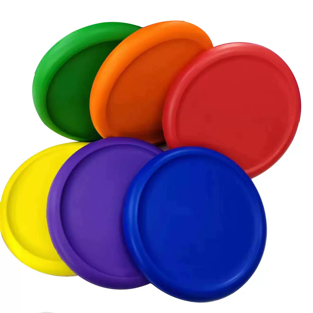 工厂定制外贸儿童软飞盘玩具户外亲子运动飞碟安全手抛PU软式飞盘