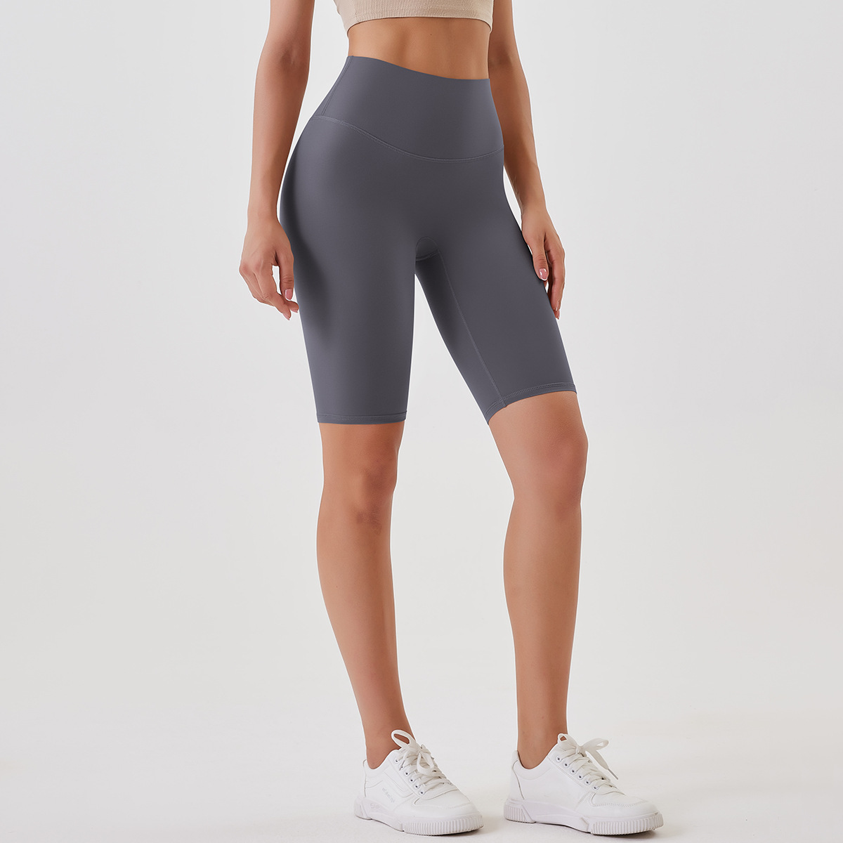 Hamidou-pantalones cortos de Yoga para mujer, mallas deportivas transpirables, de cintura alta, para entrenamiento y gimnasio - details 79