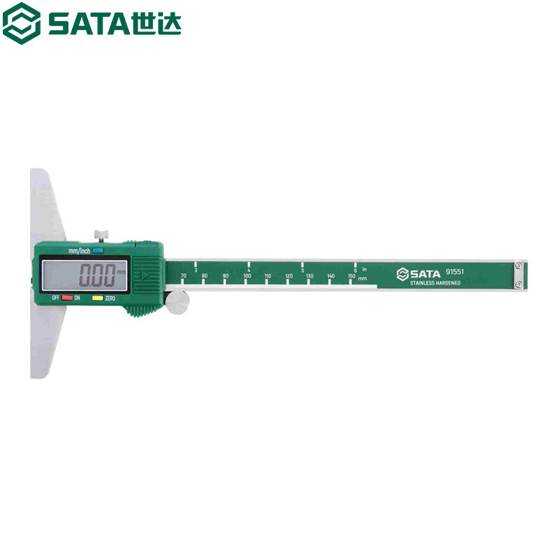 世达 SATA 91551 数显深度尺 0-150mm