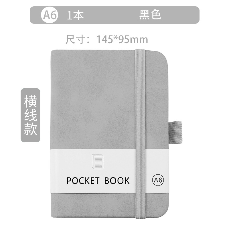 A7 correa mini bolsillo cuaderno de cuaderno de escritorio de negocios A5 cuaderno de escritorio de papelería del estudiante image 13