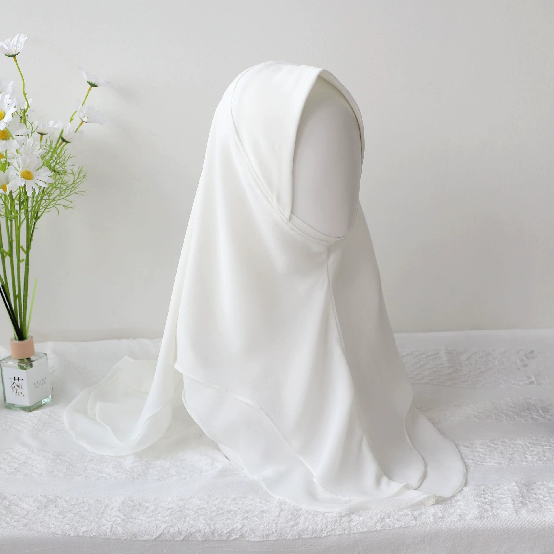 Scarf chiffon breathable comfortable, one size, multi-color hijab style