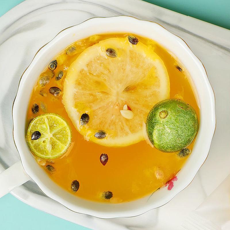 Lemon, Pomelo, and Passion Fruit Tea Fruit Tea Cold Brew Tea Bag Set Combination Tea Pack Same as Citron, Passion Fruit Tea