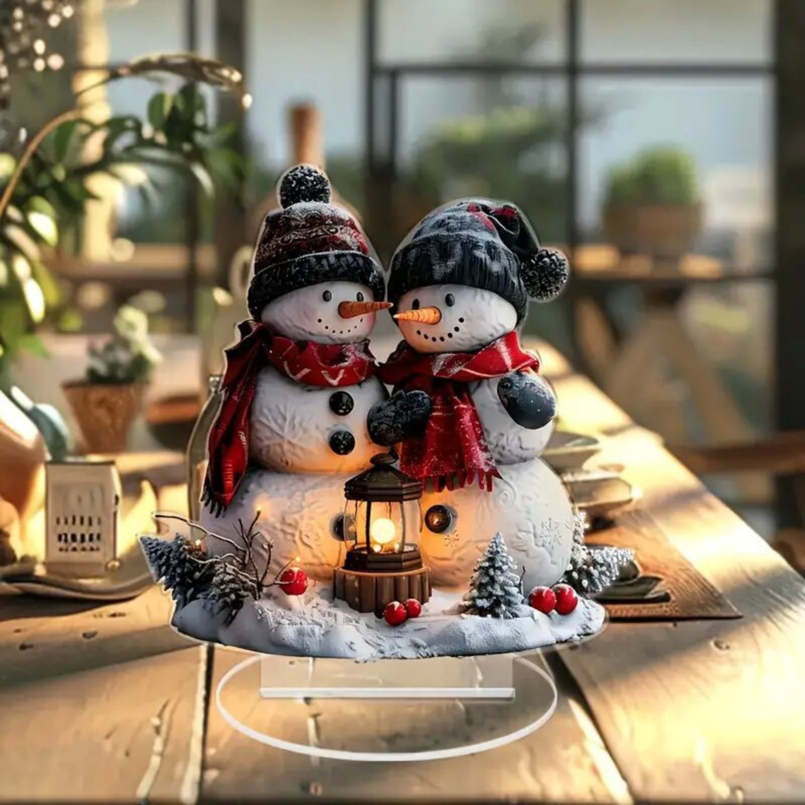 Cross-border new product: desktop decorations, home and office acrylic ornaments, Christmas decorations