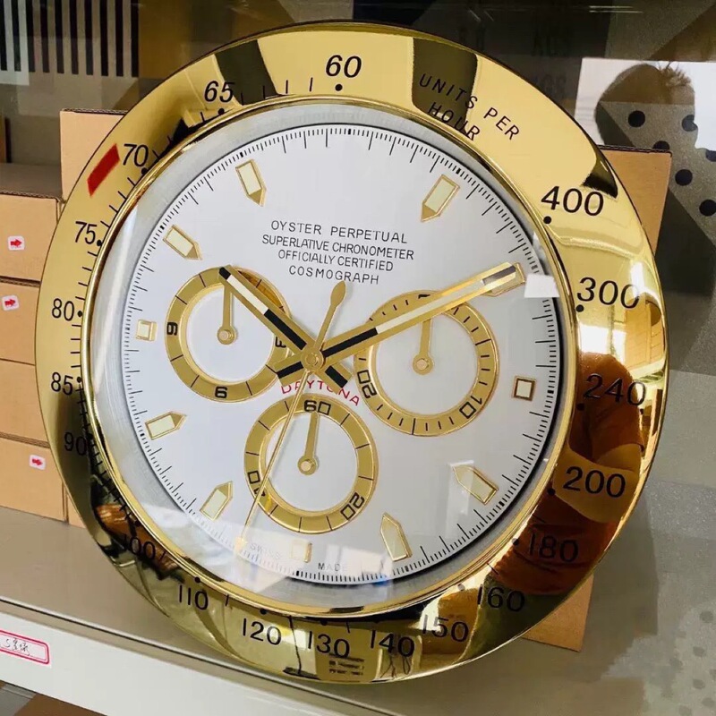 Guangzhou Factory Direct Sales R L X Submariner Gmt Sea Daytona Series 14inch Metal Case Watch Clock