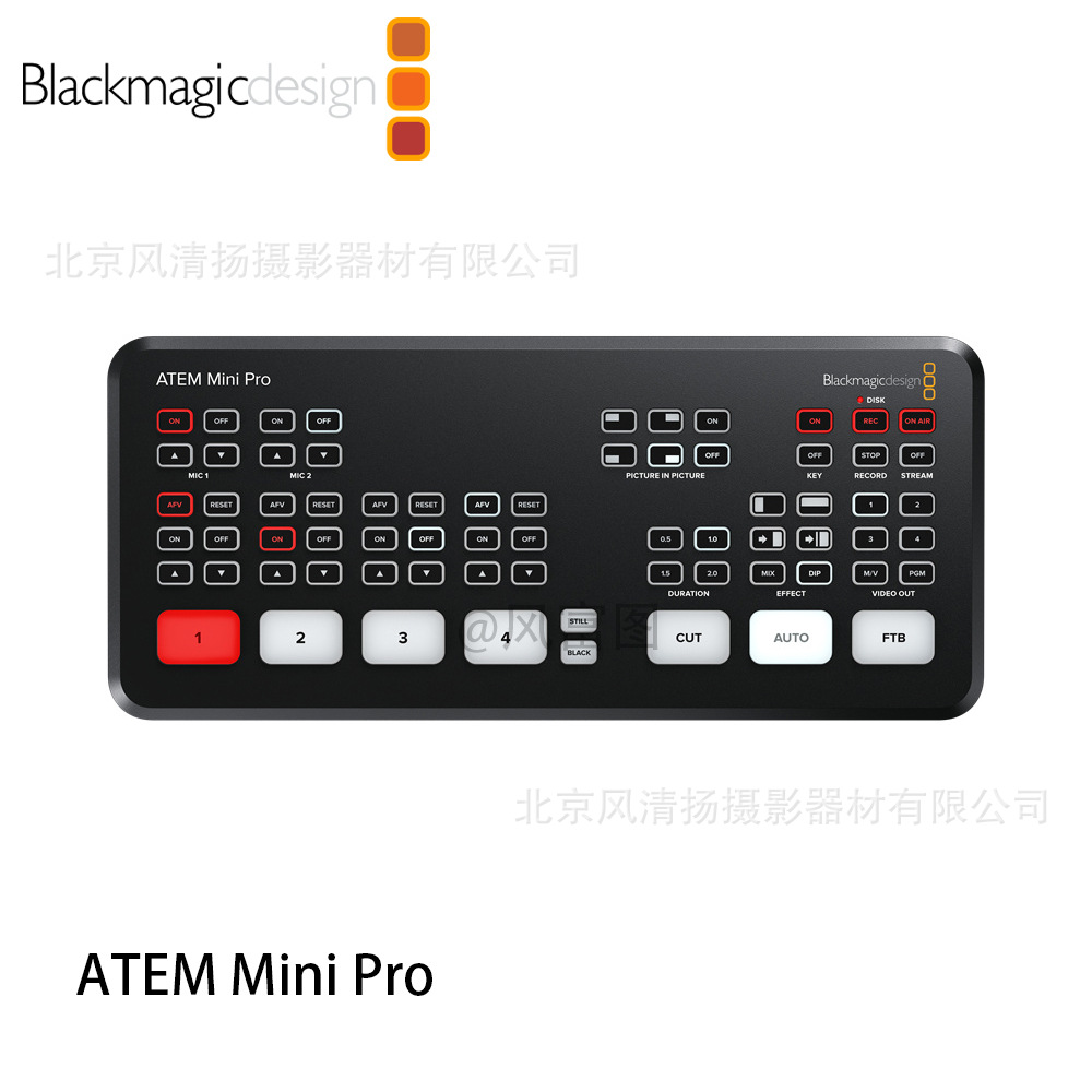 BMD ATEM Mini Pro Extreme ISO Director Switcher Live Streaming Multi-Camera