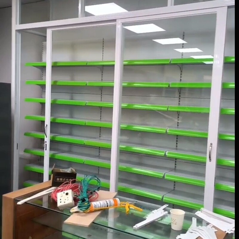 Pharmacy Shelves, Convenience Store Shelves, Supermarket Shelves, Pharmacy and Supermarket-Specific Snack Display Racks, Multi-Layered Display Cabinets