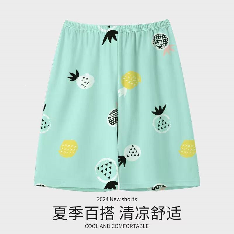 Foreign Trade Cross-Border Influencer Live Streaming Korean Style Cute Sleep Shorts for Women, Summer Loose Casual Cartoon Pajamas Loungewear Foreign Trade Cross-Border Influencer Live Streaming Korean Style Cute Sleep Shorts for Women, Summer Loose Casual Cartoon Pajamas Loungewear