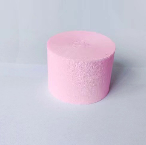 4.5cm*10m彩色皱纹纸卷拉花彩带婚庆婚礼生日圣诞派对背景墙布置|undefined