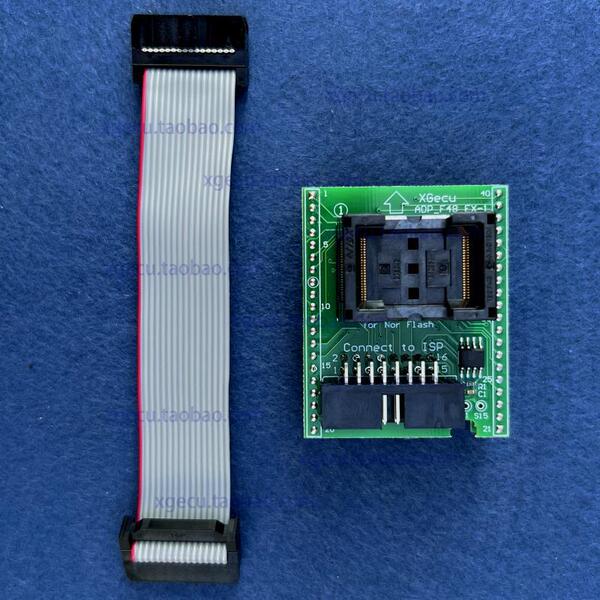 T48 ZP_F48_EX-1 TSOP48 special adapter is used to burn NOR FLASH chip