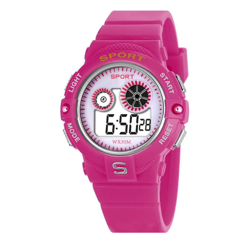 Estudiantes transfronterizos cronógrafo deportivo multifuncional tendencia de relojes electrónicos LED nocturna relojes electrónicos para niños fabricantes al por mayor