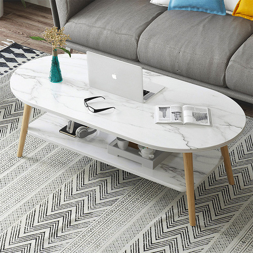 Coffee table modern simple small apartment simple living room mini small table shelf home bedroom sofa side table