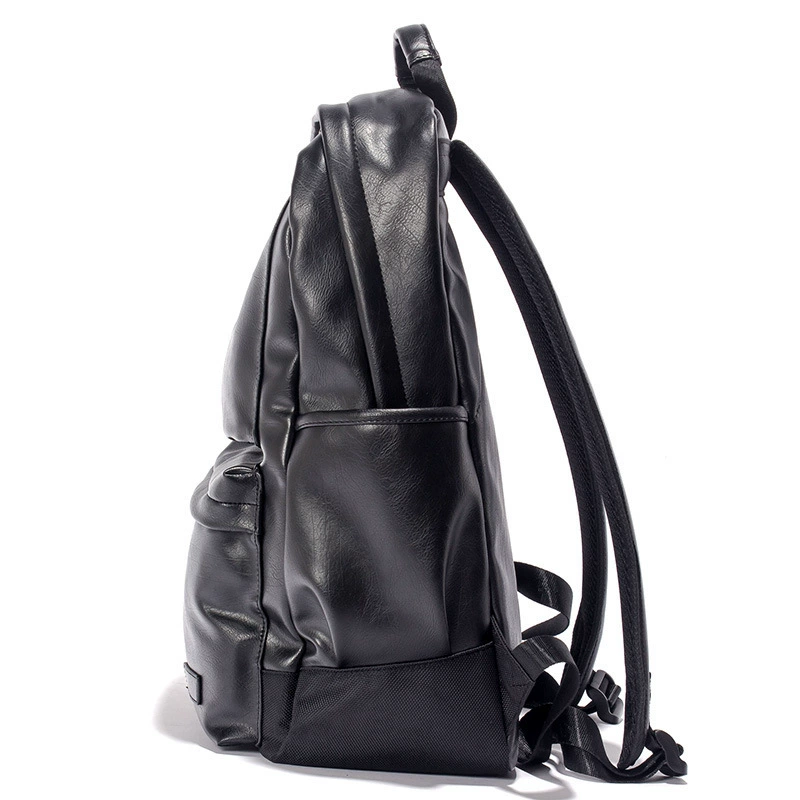 Backpack polyurethane, spacious laptop compartment, men's leisure bag 2023 collection