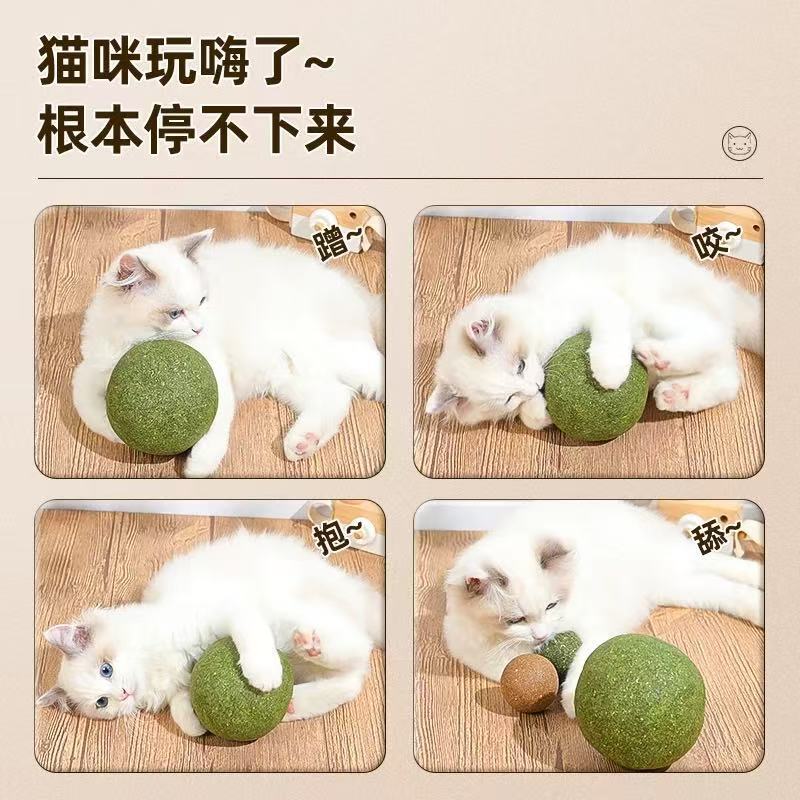 猫玩具大号10cm猫薄荷球猫咪自嗨解闷玩具磨牙洁齿抖音一件代发|undefined