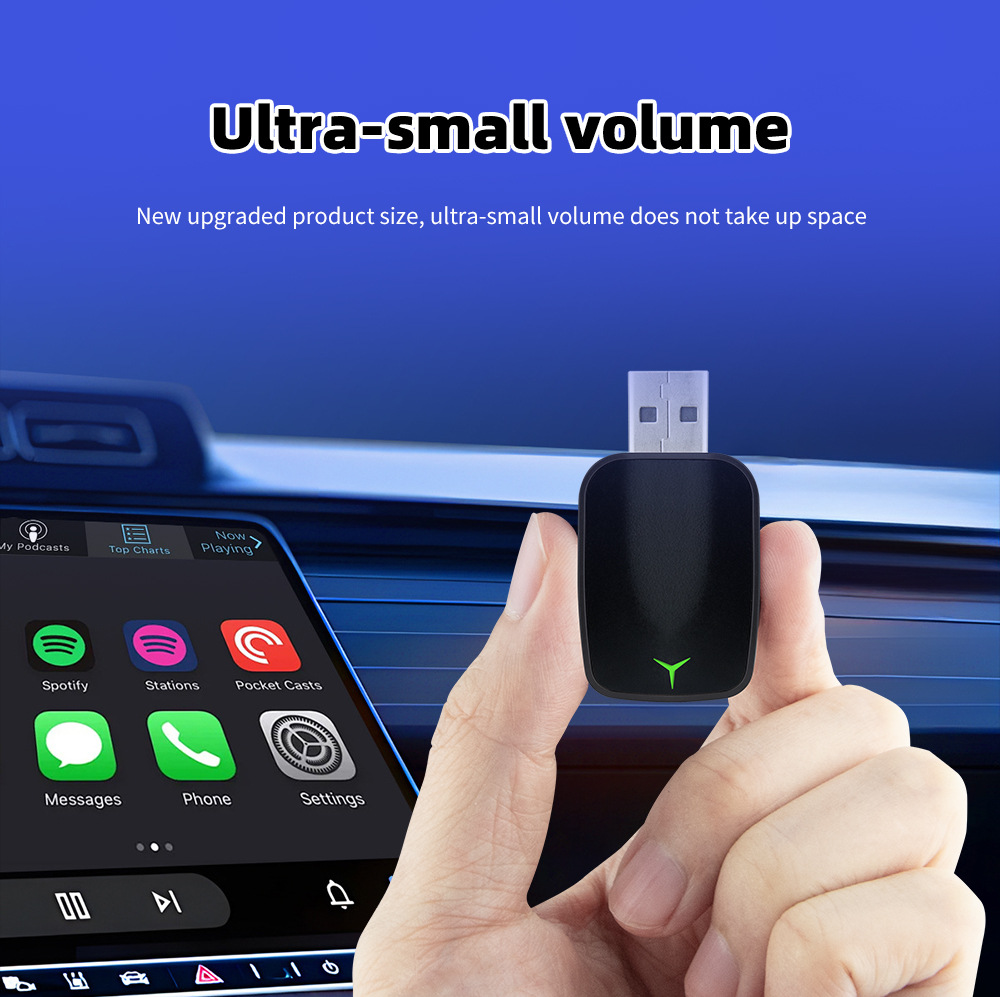 Cross-Border Car Wireless Carplay Box Portable Android Autocarplay Module Car-Machine Connectivity Smart Box