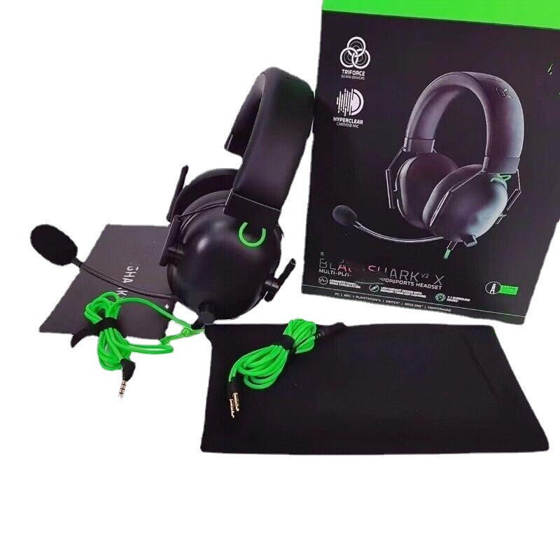 Cross-border hammerhead Warhammer V2pro Professional Version with Microphone Game Headset Bluetooth True Wireless Dual-core TWS