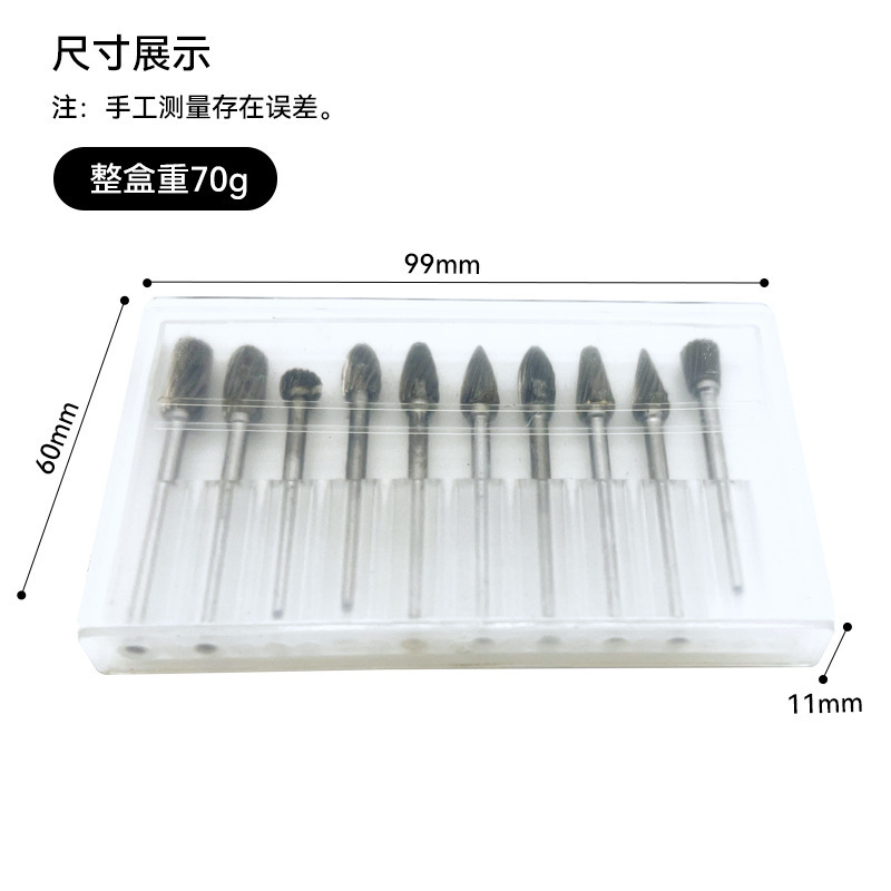 3*6mm超硬タングステン鋼研削ヘッド回転やすりタングステン鋼フライスヘッド木彫刻研磨ヘッド根彫刻彫刻刀|undefined