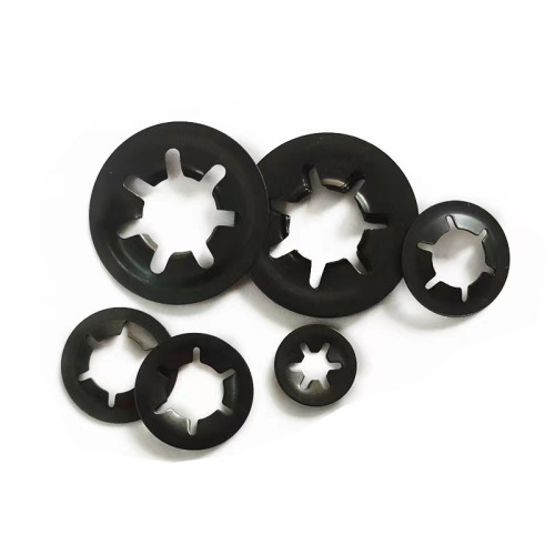 65Mn steel bearing retaining ring, spline retaining ring, 304 stainless steel toothed tight-type circlip, shaft retaining ring M3-M12